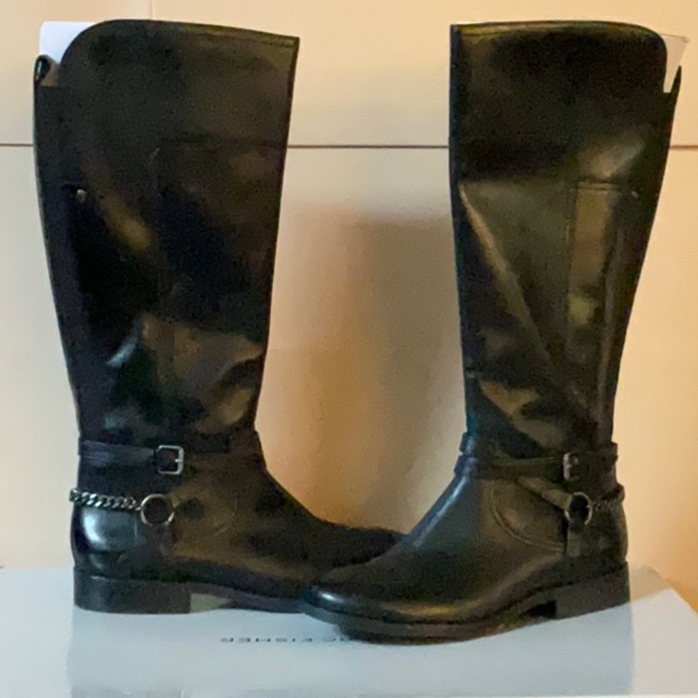 New Marc Fisher Alexis Tall Boot Black size 8.